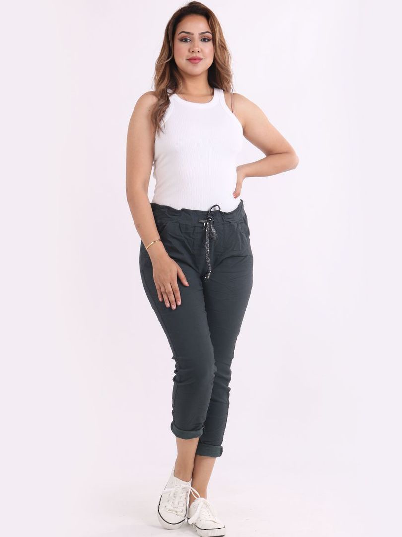 Riley Charcoal Trousers 14-18 image 0